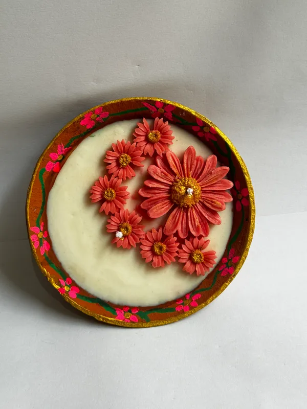 Terracotta_Bowl_Pink_Daisy_Candle
