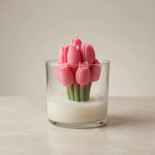 Pink_Tulip_Candle_In_Glass