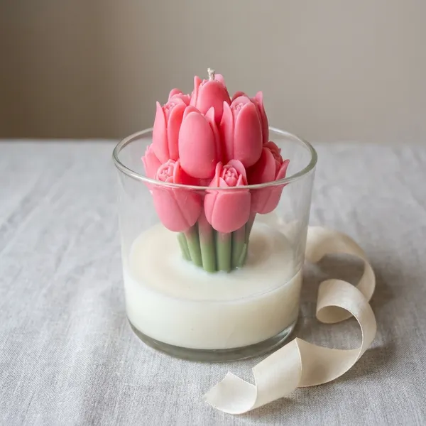 Pink_Tulip_Candle_In_Glass