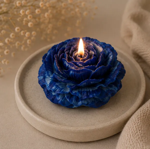 Navy_Blue_Peony_Candle_Flower