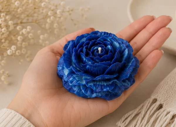 Navy_Blue_Peony_Candle_Flower