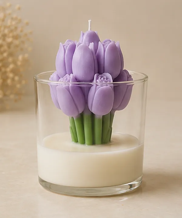 Lavender_Tulip_Candle_In_Glass