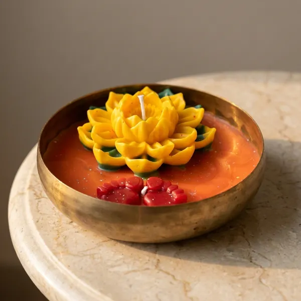 Lakshmi_Ji_Charan_Paduka_Candle
