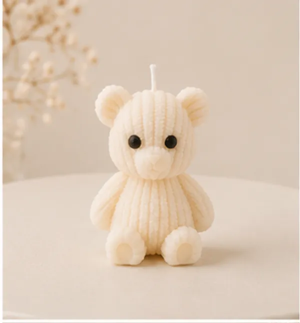 Small__Teddy_Bear_Candle_(Pack_of_4)