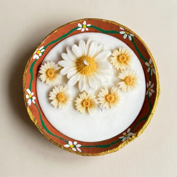 Terracotta_Bowl_Pink_Daisy_Candle