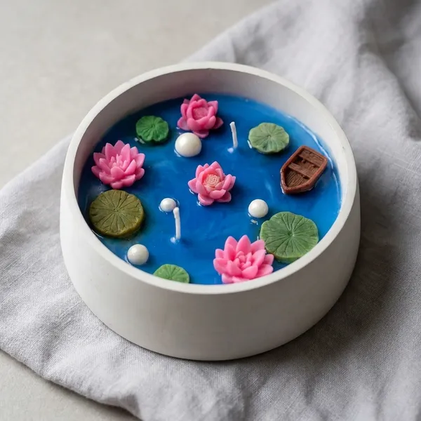 White_Concrete_With_Lotus_Pond_Candle