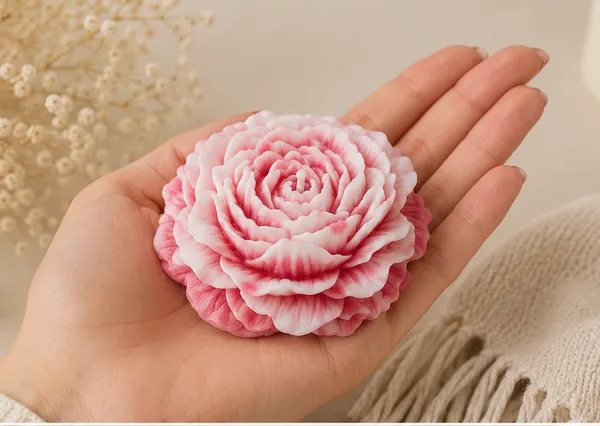 Pink_Peony_Candle_Flower