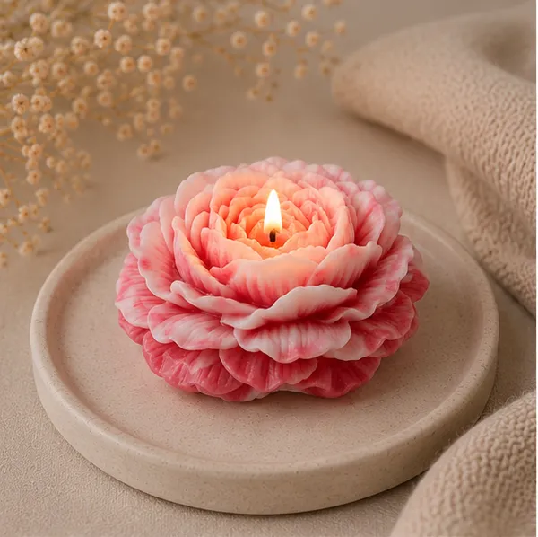 Pink_Peony_Candle_Flower