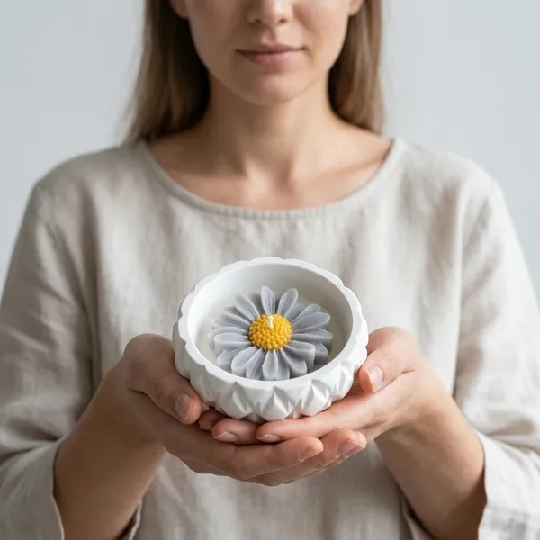 Daisy_Concrete_Jar_Candle