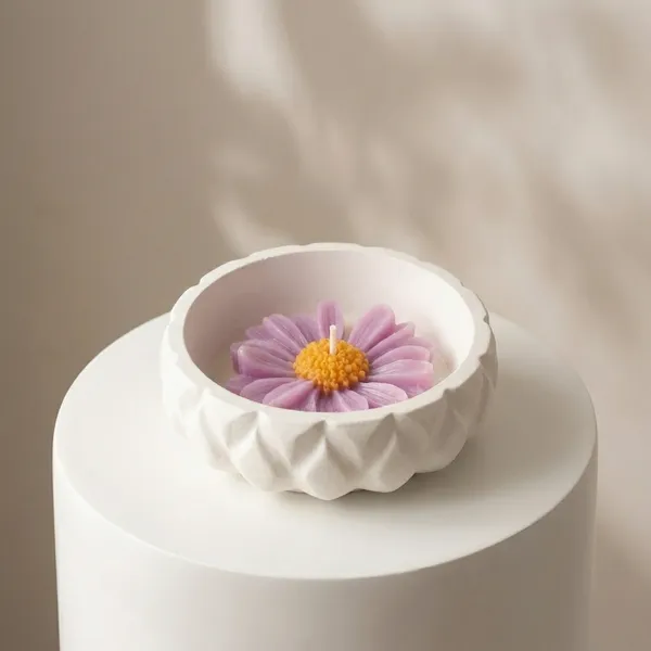 Daisy_Concrete_Jar_Candle