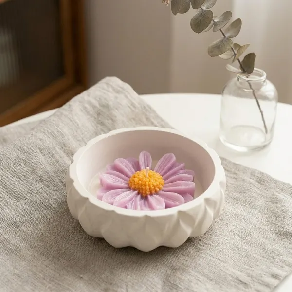 Daisy_Concrete_Jar_Candle