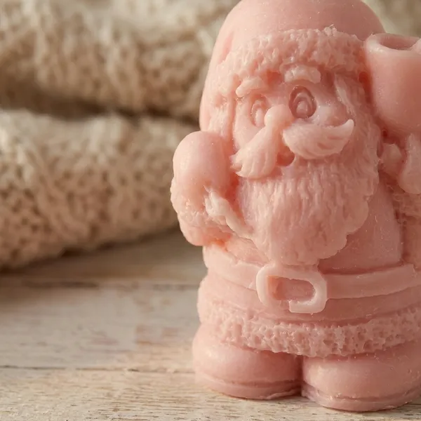 Craft_Santa_Candle_Pink_Decorative_Christmas_Candle_For_Home_Office_Festive_Gifting