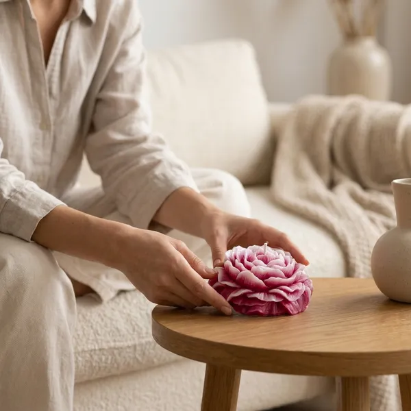 Scented_Peony_Flower_Candle_For_Home_Decor
