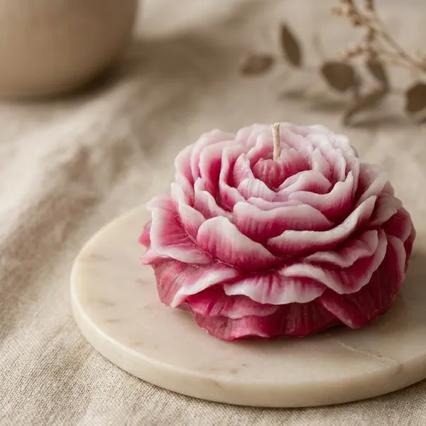 Scented_Peony_Flower_Candle_For_Home_Decor