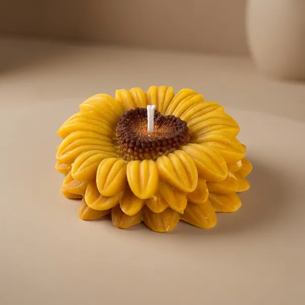 Yellow_Sunflower_With_Heart_Candle