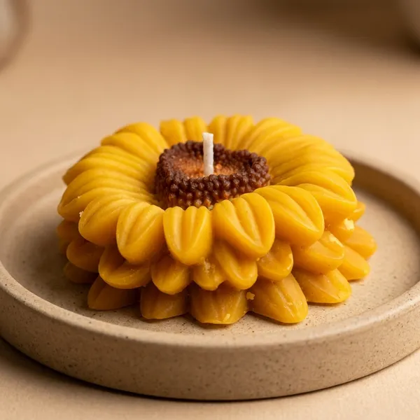 Yellow_Sunflower_With_Heart_Candle