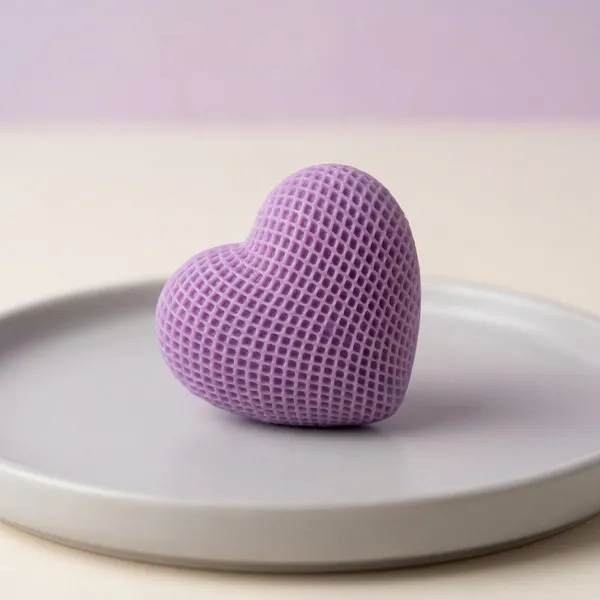 Diamond_Shaped_Purple_Heart_Candle_(Pack_of_2)