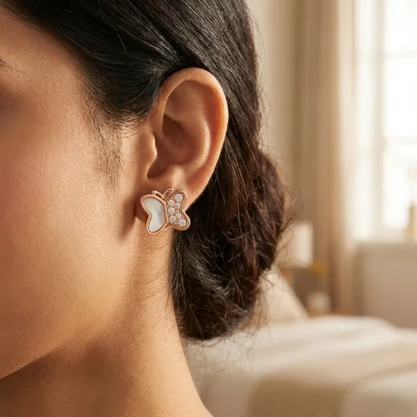 Golden_Stud_Earrings_For_Women