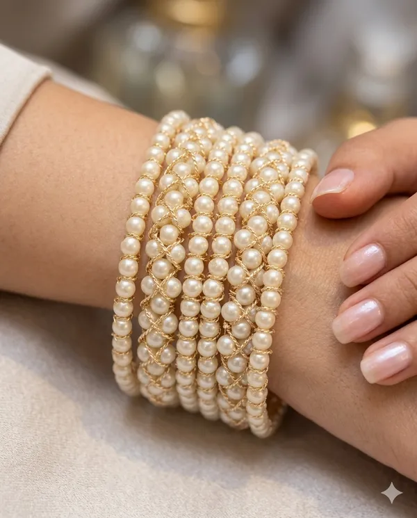 Elegant_White_Pearl_Moti_Bangle_Set_for_Women_(Set_of_6)_Gold_Plated_Beaded_Kada_Bracelet_Stack_Traditional_Ethnic_Jewellery_Wedding_Party_Festive_Wear
