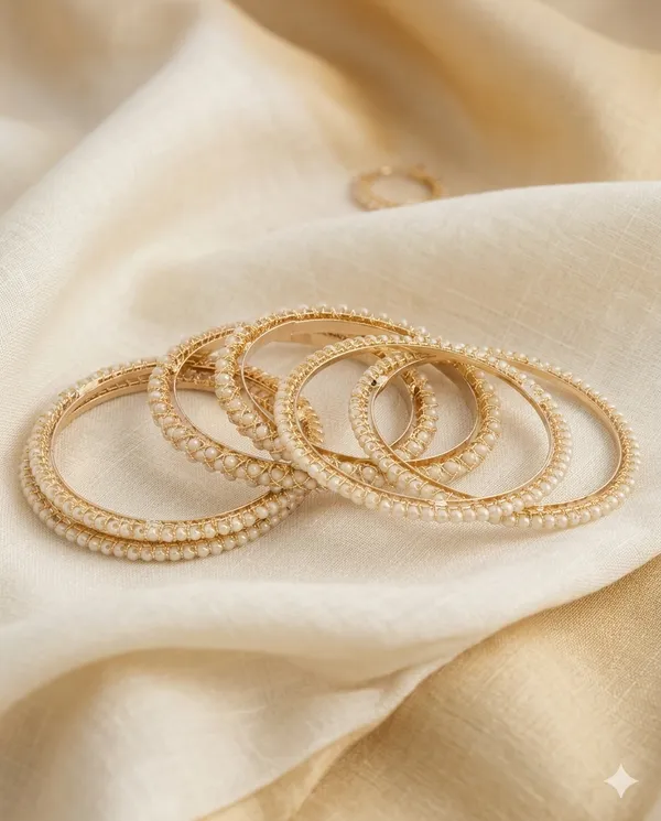 Elegant_White_Pearl_Moti_Bangle_Set_for_Women_(Set_of_6)_Gold_Plated_Beaded_Kada_Bracelet_Stack_Traditional_Ethnic_Jewellery_Wedding_Party_Festive_Wear