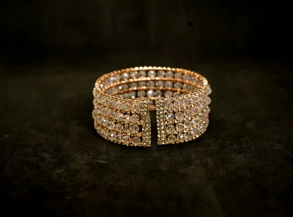 Rose_Gold_Plated_AD_Diamond_and_Crystal_Stone_Adjustable_Kada_Bracelet_for_Women_Bridal_Wedding_Party_Wear_Elegant_Cuff_Bangle_Sparkling_American_D.iamond_Fashion_Jewelry_Accessories_Gift