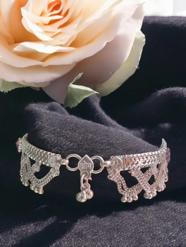 White_Metal_Silver_Plated_Payal_Anklet_for_Women_&_Girls_Anklets_Kolusu_Payal