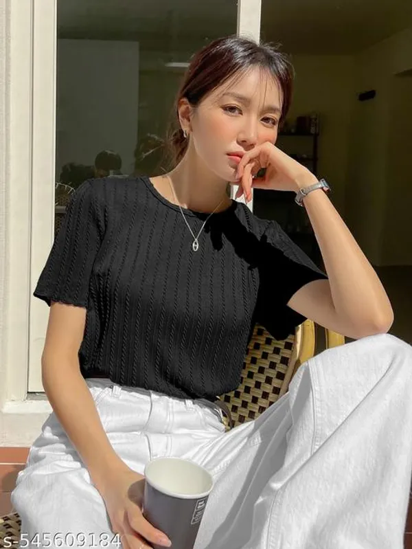 Black_Party_Wear_Korean_Tshirt_For_Women