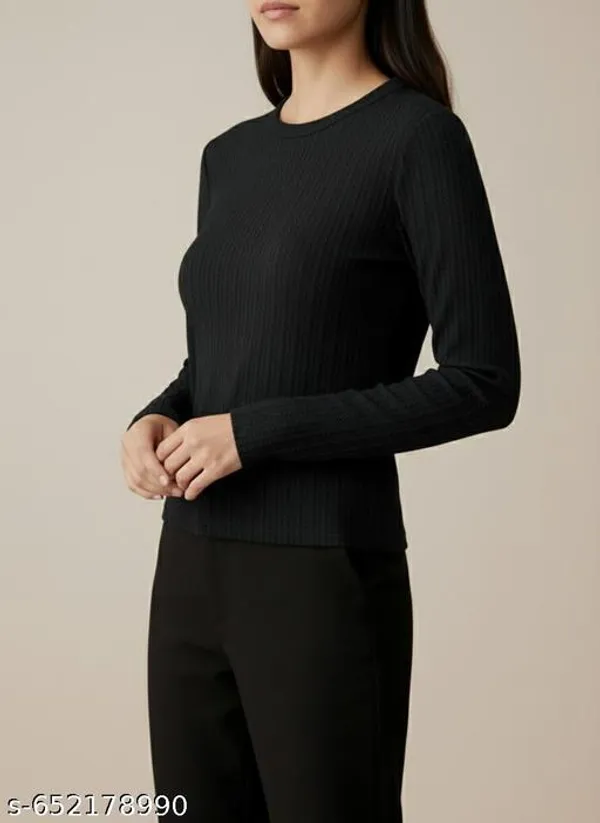Women_Black_Full_Sleeves_Top_For_Women