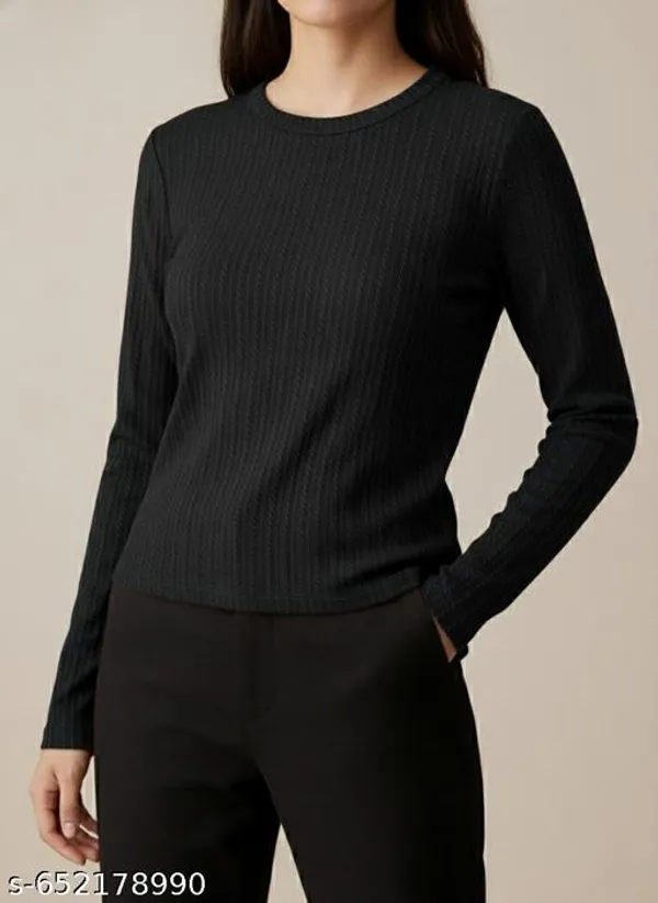 Women_Black_Full_Sleeves_Top_For_Women
