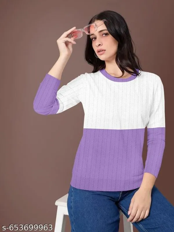 Purple_And_White_Trendy_Sweatshirt_For_Women