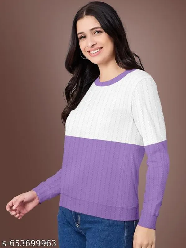 Purple_And_White_Trendy_Sweatshirt_For_Women