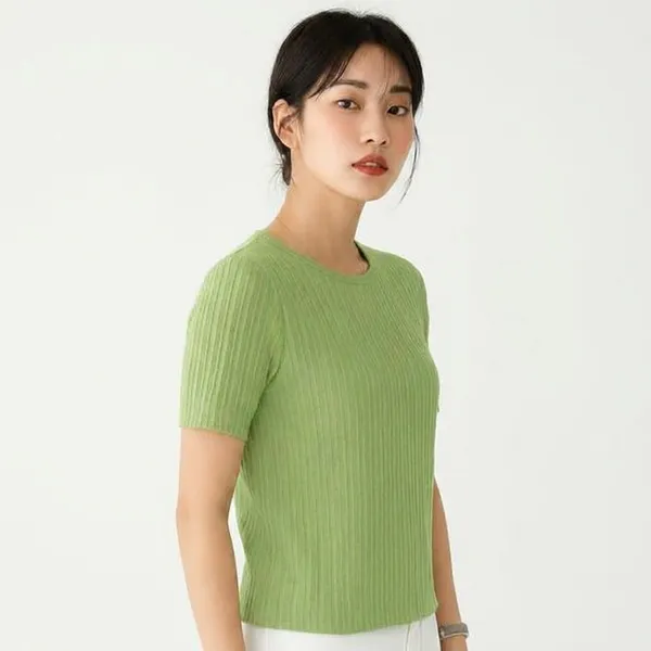 Green_Classic_Stylish_Tshirt_For_Women