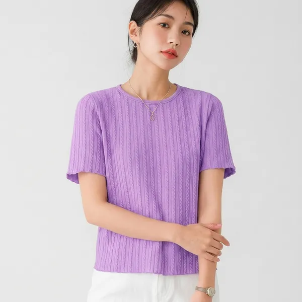 Purple_Classic_T_Shirt_For_Women