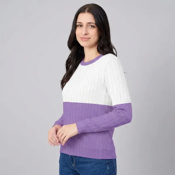 Purple_And_White_Trendy_Sweatshirt_For_Women