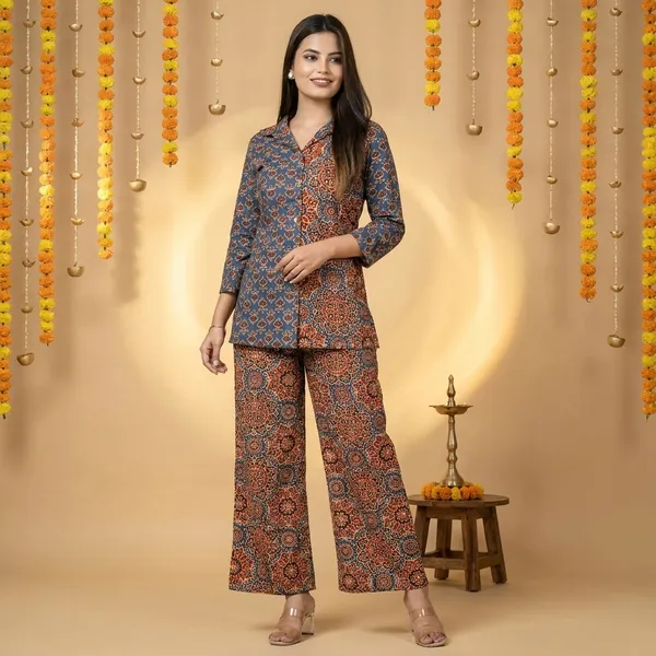 Women's_Blue_and_Orange_Printed_Co-ord_Set