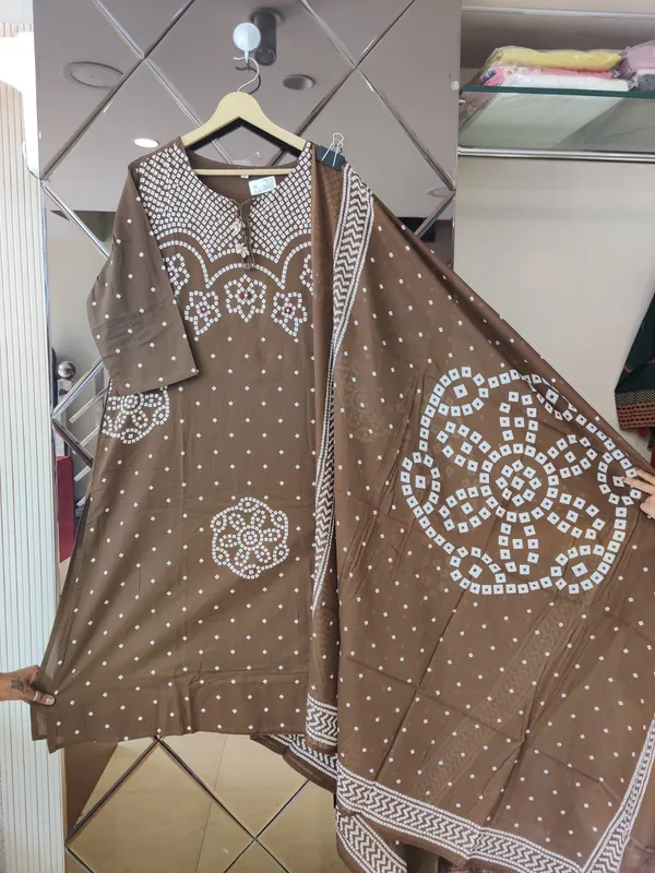Brown_Embellished_Ethnic_Suit_Set_with_Dupatta