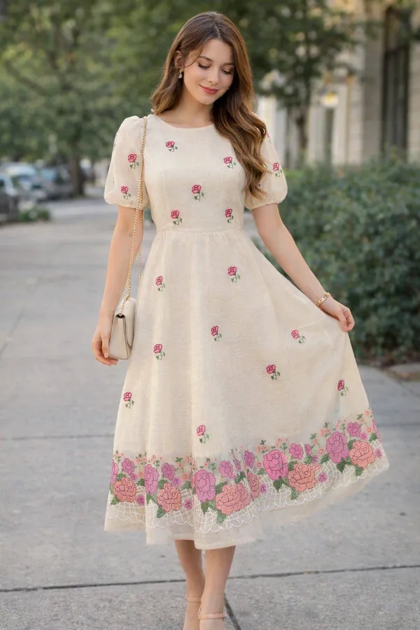 Kotadoria_Cream_Cotton_Unstitched_Dress_Material_For_Women