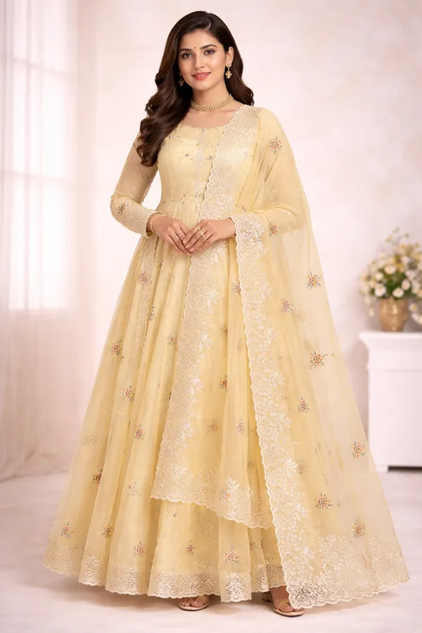 Kotadoria_Yellow_Cotton_Blend_Unstitched_Dress_Material_For_Women