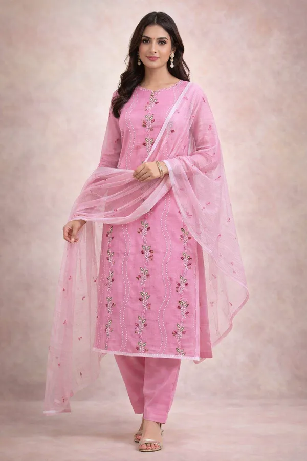 Kotadoria_Pink_Cotton_Blend_Unstitched_Dress_Material_For_Women
