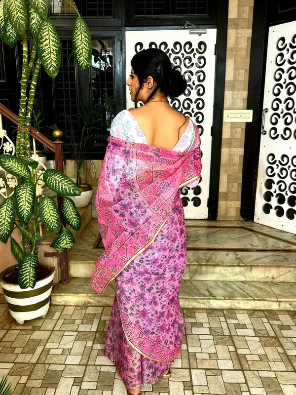 Kotadoria_Pink_Cotton_Saree_For_Women