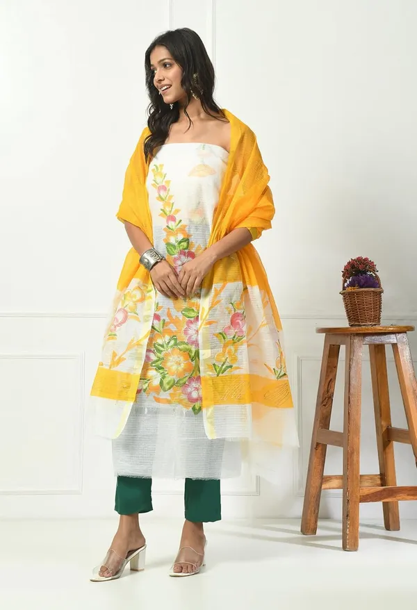 Kotadoria_White_Cotton_Silk_Dress_Material_For_Women