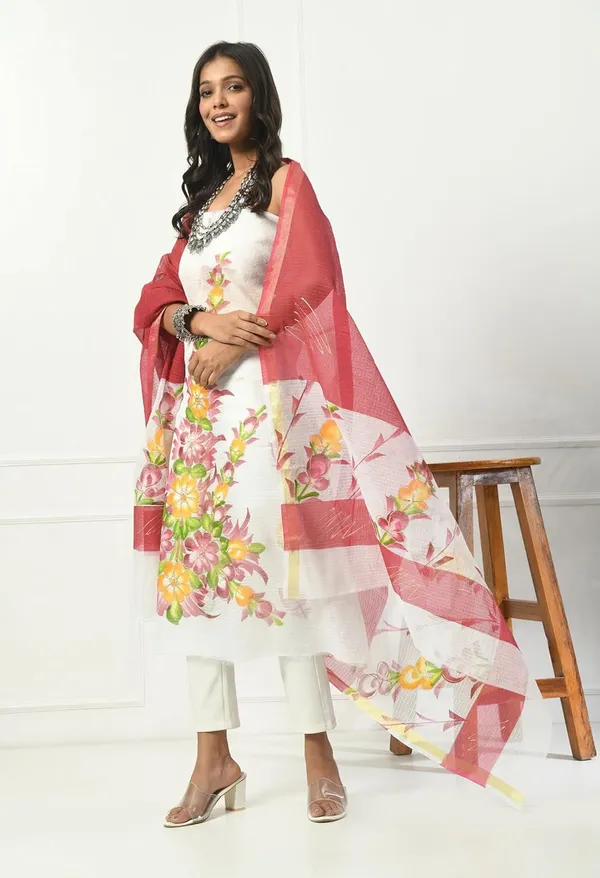 Kotadoria_Red_Cotton_Silk_Dress_Material_For_Women