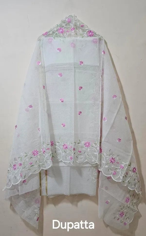 Kotadoria_White_Cotton_Blend_Kota_Doria_Unstitched_Dress_Material_For_Women