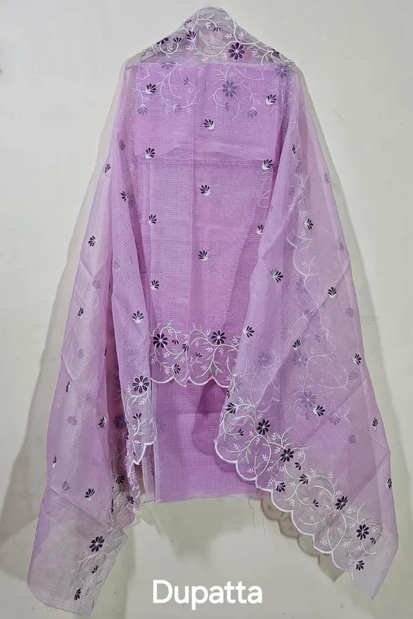 Kotadoria_Purple_Cotton_Blend_Kota_Doria_Unstitched_Dress_Material_For_Women