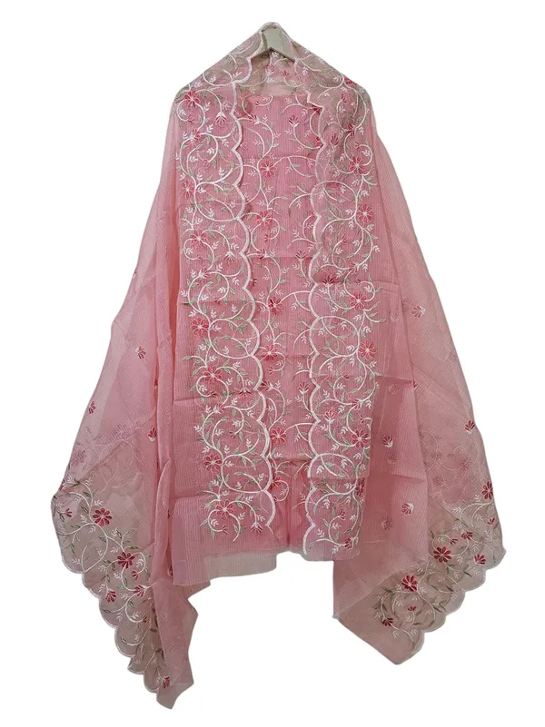Kotadoria_Peach_Cotton_Blend_Unstitched_Dress_Material_For_Women