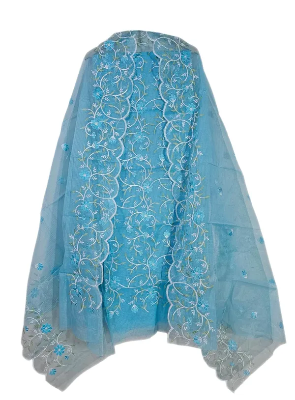 Kotadoria_Sky_Blue_Cotton_Blend_Unstitched_Dress_Material_For_Women