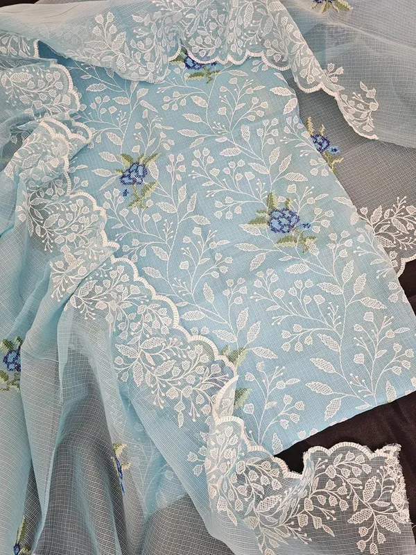 Kotadoria_Sky_Blue_Cotton_Blend_Unstitched_Dress_Material_For_Women
