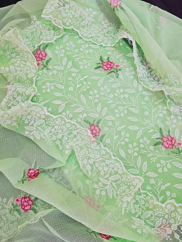 Kotadoria_Green_Cotton_Blend_Unstitched_Dress_Material_For_Women