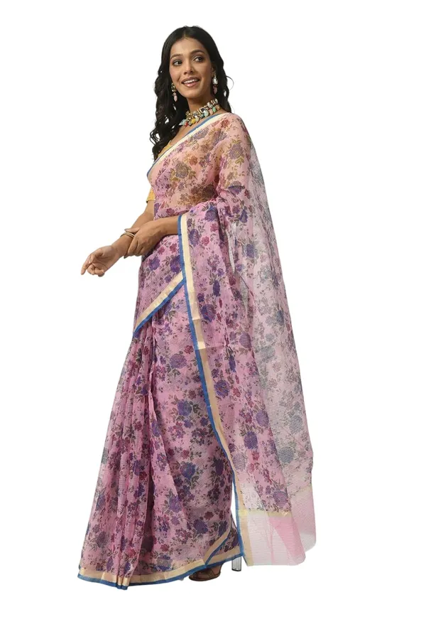 Kotadoria_Purple_Cotton_Saree_For_Women