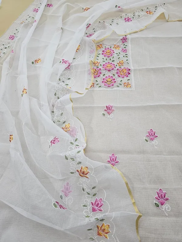 Kotadoria_White_Cotton_Blend_Unstitched_Dress_Material_For_Women